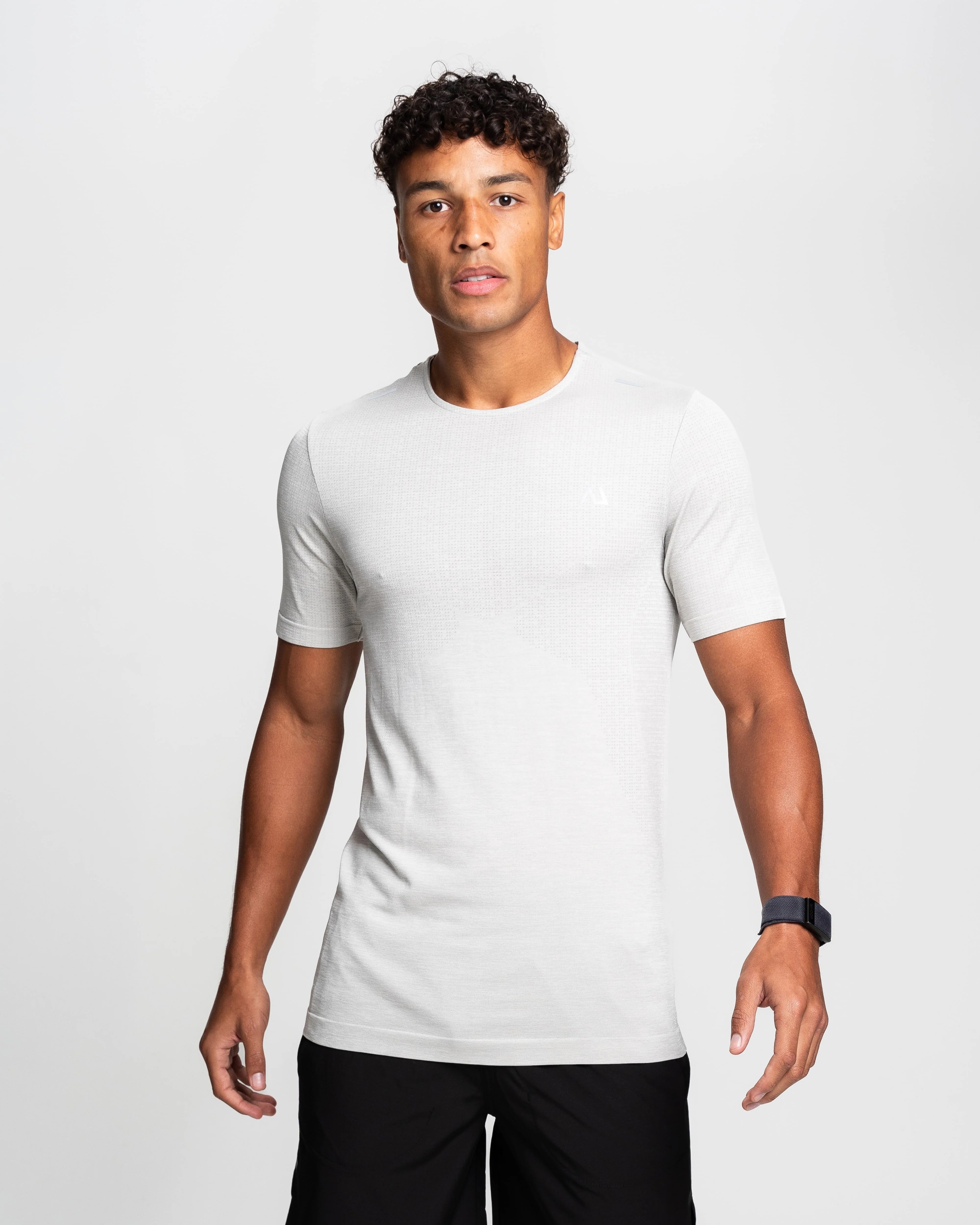 Agaru Kita Seamless T-Shirt - Light Grey