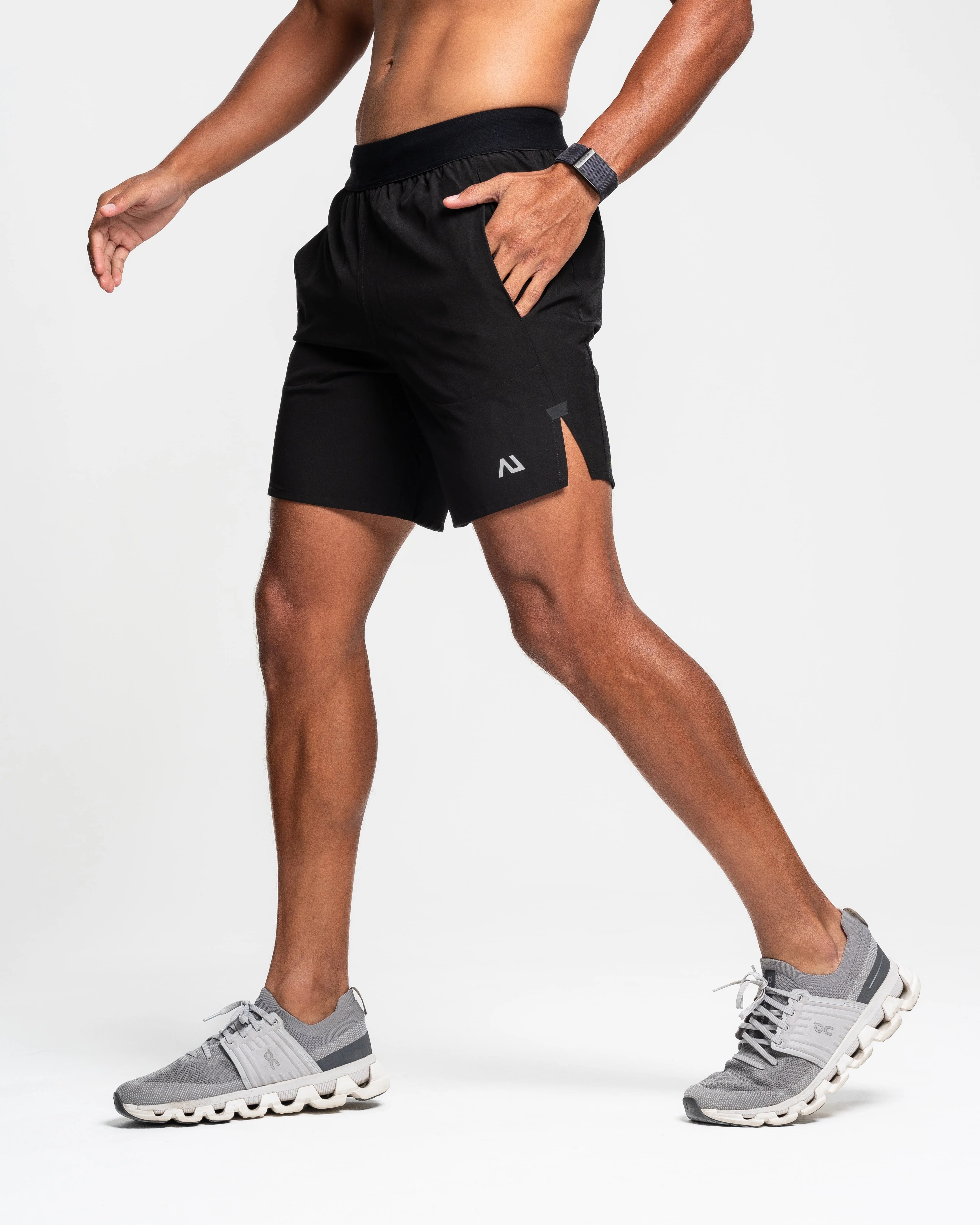 Agaru Hino Running Shorts - Black