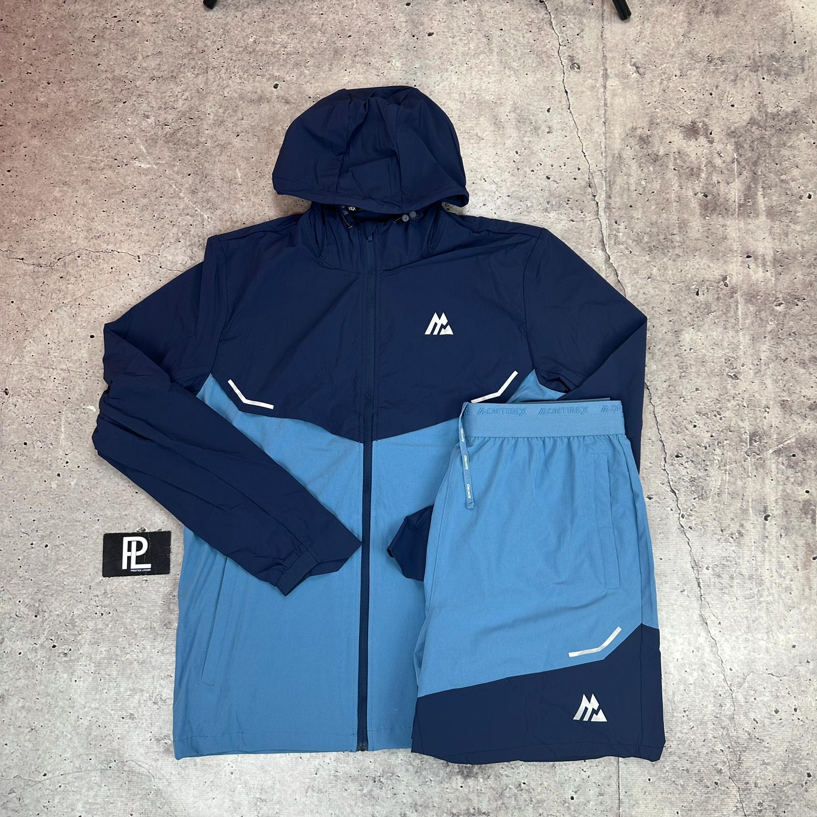 Montirex Blue jacket / shorts set