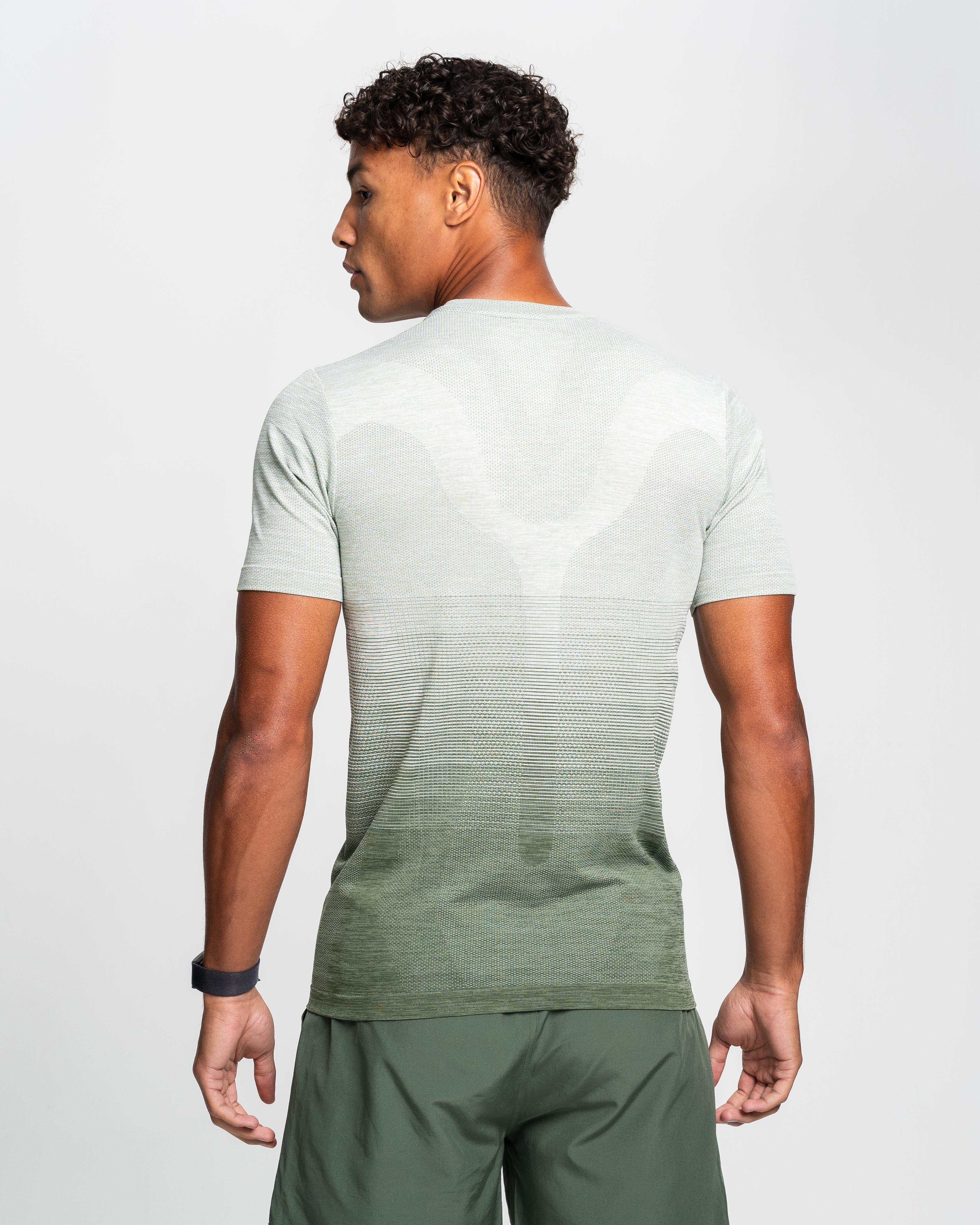 Agaru Gradient Seamless T-Shirt - Green