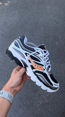Saucony ProGrid Omni 9 Speed Shades White Black Orange