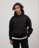 WILLIAM GILES BLACK LOGO HOODIE