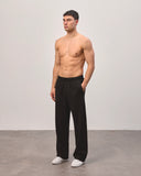 WILLIAM GILES BLACK EVERYDAY TROUSER